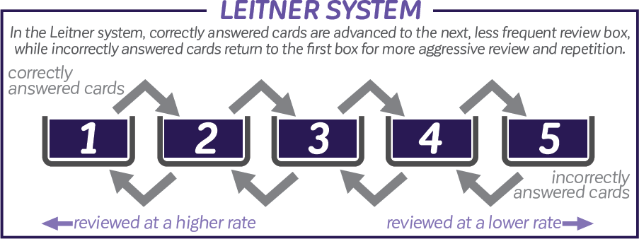 Leitner System Graphic